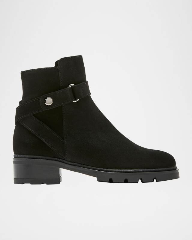 Steven Suede Ankle Booties